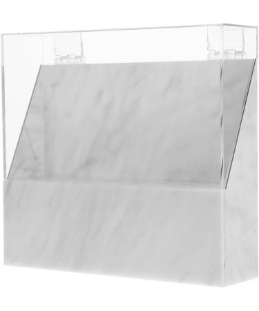 Stahad 3ST 8-Hole Acrylic Tweezer Organizer - White Flip-Top Storage Box for Eyelash Tweezers | International Shipping Available - Buy Online on SooperMarket.com