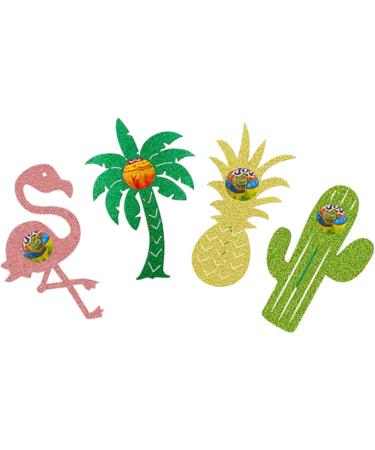 PRETYZOOM Candy Packaging 48 Pcs Lollipop Paper Package Lollipop Decorations Lollipop Decorate Cards Lollipop Stand Lollipop Holder Lollipop Craft Amazoncards Glitter Powder Hawaii Pink - Buy Online on SooperMarket.com
