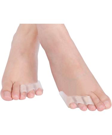 Silicone Toe Separator & Corrector | Three Hole Small Toe Protective Cover - Buy Online on SooperMarket.com