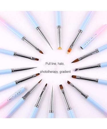 Dajidafu Nail Art Pen Sturdy Nylon Brush Skidproof Handle Nails Brushes Practical Lightweight Manicure Tools Drawing Friend DIY 9mm - Buy Online on SooperMarket.com