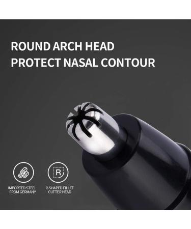 USB Rechargeable Ear & Nose Hair Trimmer for Men & Women | Easy to Use Facial Hair Trimmer with Protective Cover | Portable & Effortless Cleansing - Buy Online on SooperMarket.com