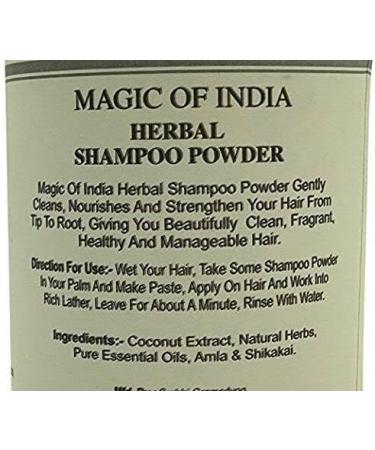 RSGM Magic Of India Herbal Amber Shampoo Powder With Conditioner - 50g - Buy Online on SooperMarket.com