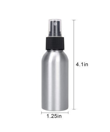 Uheng 10 Pack 1oz Aluminium Fine Mist Spray Bottles - Refillable Perfume Atomizer Essential Oil Cosmetic Travel Container - Black - 30ML - Pack of 10 - Buy Online on SooperMarket.com