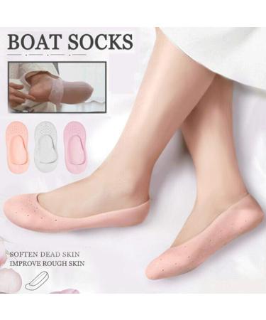 KKPLZZ Moisturizing Silicone Socks | Soft Gel Socks for Cracked Foot Care & Protection | Full Foot Moisture Treatment - Buy Online on SooperMarket.com