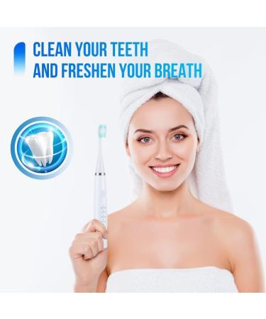 YXFOOR Electric Toothbrush for Adults and Kids | 5 Modes, USB Charging | Teeth Whitening Kit with 2 Brush Heads & 1 Polishing Head - Remove Calculus & Tartar Easily - Buy Online on SooperMarket.com
