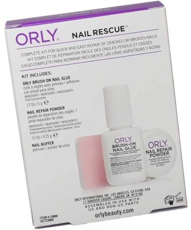 Nail Rescue Kit - Repair and Protect Cracked and Broken Nails with Nail Glue and Repair Powder - Buy Online on SooperMarket.com