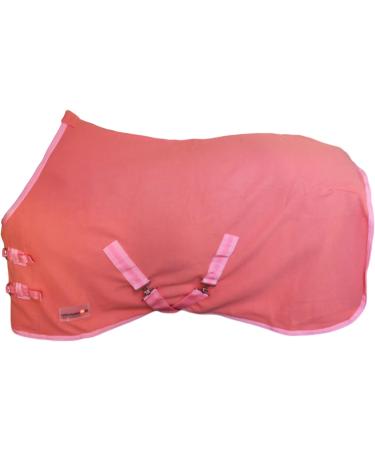 Buy RL24 Sweat Rug BASICLINE - Breathable Fleece Transport Blanket for Horses - Coral - 55cm - Buy Online on SooperMarket.com