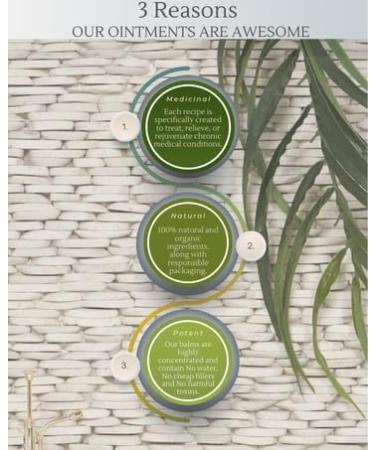 SSF Organic Comfrey Salve - Large 4oz Container for Wounds, Rashes, Skin Conditions, Arthritis, Blisters, Sores, Post Surgery - Buy Online on SooperMarket.com