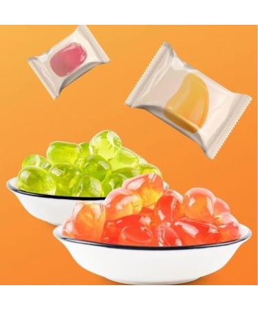 Fruit flavor can peel soft candy (200g/box) 50% fruit juice content wedding candies soft candy mango peach green soft candy Chinese candy snack gifts (4 flavors 3 boxes) 4 flavors 3 boxes - Buy Online on SooperMarket.com
