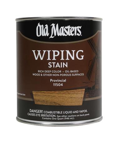 Old Masters Semi-Transparent Provincial Oil-Based Wiping Stain 1 qt.
