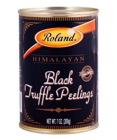 Roland Foods Himalayan Black Truffle Peelings, Indicum Truffles, Specialty Imported Food, 7-Ounce Can Truffle Peelings Pack of 1