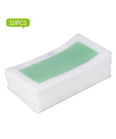 Premium Wax Paper Strips for Hair Removal - 10-Part Set | 18x9 cm Depilatory Fleece for Legs Arms & Armpits - Buy Online on SooperMarket.com