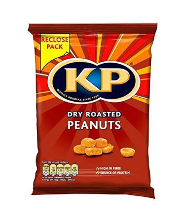 2X KP Dry Roasted Peanuts 250g