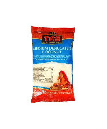 TRS Desicated Coconut Medium | 300G | GMO Free |Vegan | High Fibre | Indian Origin Med Pack 1