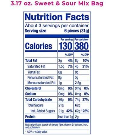 Hi Chew Sweet & Sour Bag 89g - Buy Online on SooperMarket.com
