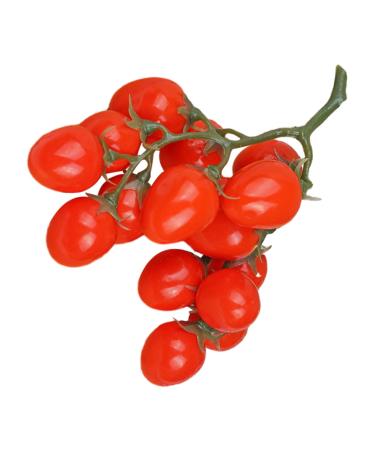 Zerodeko Simulated Small Tomatoes Models Artificial Fruits Fruit Photo Prop Party Decor Home Fruit Ornament Home Supplies Simulation Fruit Fake Fruit Foam Red Cherry Early Teaching Aids Red 4.00X2.00X2.00CM