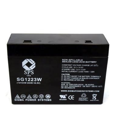 SPS Brand 12V 6Ah Replacement Battery for APC BackUPS Office 350