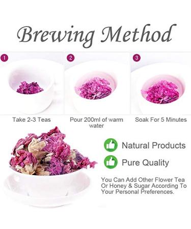 Organic Violet Tea - Plant Poison Violet Tea for Anti-Aging & Beauty | 35g Loose Dried Flower | Chinese Health & Skin Care - Buy Online on SooperMarket.com