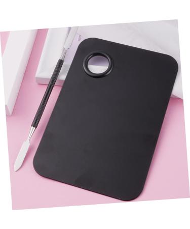 STOBOK 4 Pcs Empty Makeup Palette - Paint Mixing & Makeup Mixing Tool - Essential Nail Kit for Foundation & Color Mixing (Black 11.5x7.5cm - Buy Online on SooperMarket.com