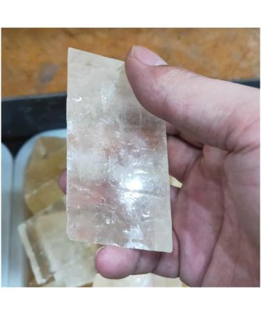 1PC 200g Natural unpolished Iceland Spar raw Calcite Rough Clear Calcspar Stones JZIGTDEM - Buy Online on SooperMarket.com
