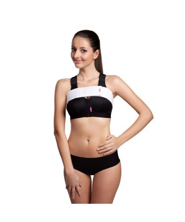 LIPOELASTIC - SI - Medical Breast Implant Stabilizer Band (Black XS-S) Black XS-S