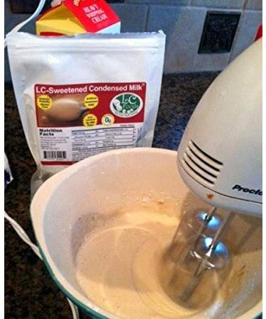 LC Foods Low Carb Sweetened Condensed Milk Mix - 3.7 oz | High Protein, Low Lactose, Diabetic Friendly - Buy Online on SooperMarket.com