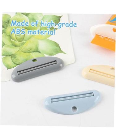 Toothpaste Tube Squeezer Dispenser 4pcs Plastic Toothpaste Clips for Bathroom Squeezers Tool for Toothpaste(Random Color) - Buy Online on SooperMarket.com