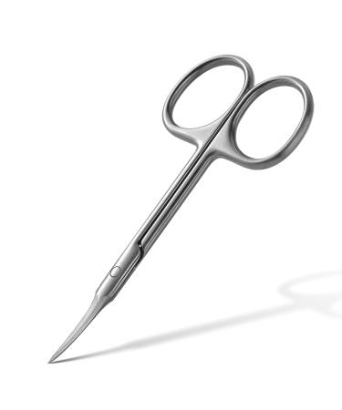 Bezox extra fine curved skin scissors super thin cheek for skin care professional manicure Small skin scissors stainless steel nail shave 1 pcs