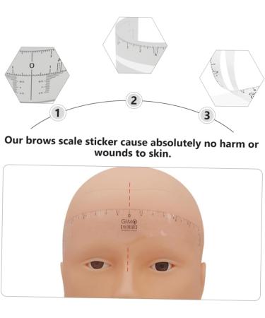Didiseaon 1 Roll Disposable Ruler Stickers Reusable Eyebrow Ruler Brow Measurer Woman Tool Scale - Buy Online on SooperMarket.com