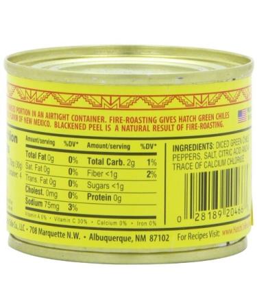 Hatch Mild Whole Green Chiles 4 oz Cans - Pack of 3 - Buy Online on SooperMarket.com
