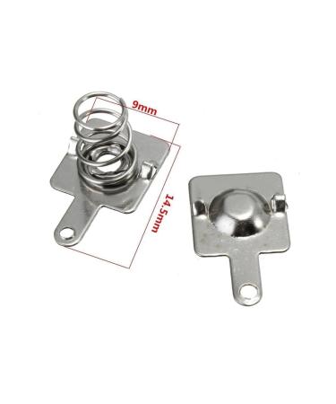 10 Pairs Replacement Metal Battery Spring Contact Plates for AA AAA - Positive & Negative Contacts Compression Small Springs - Buy Online on SooperMarket.com