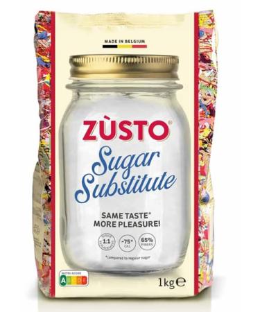 Zusto 1:1 Sugar Substitute 1kg bag suitable for diabetics 75% less calories than sugar