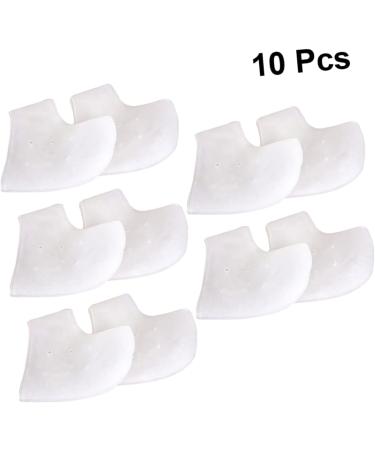 FOMIYES 5 Pairs Anti-Cracking Heel Socks Crack Heel Gel Socks Hydrating Socks High Heel Socks Vented Moisturizing Gel Heel Socks Silicone Protective Sleeve Foot Moisturizing Socks White - Buy Online on SooperMarket.com