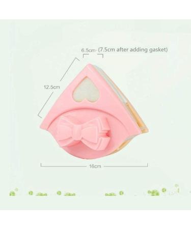 Pink Bow Window Clean Brush 15-24mm Double Side Glass Cleaner - Window Cleaner Glider Washing Brush Equipment Glass Wiper Cleaning Tool - Buy Online on SooperMarket.com