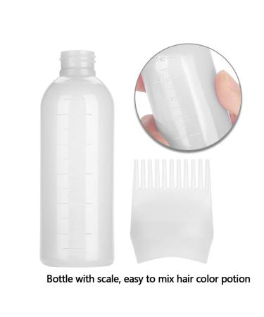 Hair Dye Brush Bottle - 3 Colors Lightweight Applicator Tool for Hair Color & Shampoo (White) | Best Hair Dyeing Accessories - Buy Online on SooperMarket.com