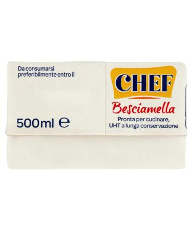Chef Italian Besciamella Sauce 16.9oz - Pack of 2 | Imported from Italy - Buy Online on SooperMarket.com