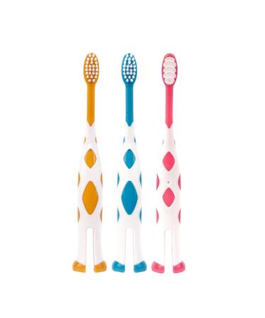 Toddler Toothbrush 6pcs Toddler Toothbrushes Charcoal Toothbrush Baby Toothbrush Child Cartoon Suite