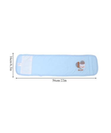 Garosa Baby Belly Button Band | Thickened Cotton Newborn Umbilical Support | Warm Blue Waist Cover for Infants - Buy Online on SooperMarket.com