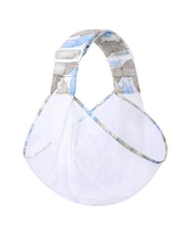 HINATAA Breathable Baby Sling Adjustable Baby Wrap Baby Carrier Wrap Quick Dry 3D Mesh Fabric Thick Shoulder Straps Elastic for Summer Pool Beach Newborn Carrying (White)