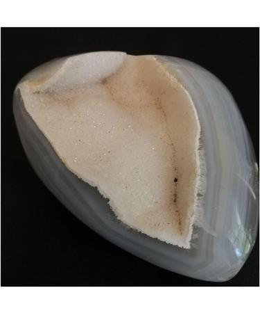 Crystal Rough Quality Natural Agate Geode White Cluster Charming Quartz Crystal Ornament Gift for Home Decoration - Buy Online on SooperMarket.com