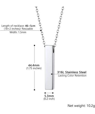 Personalized Prosteel Urn Chain Necklace - Cross Maria Life Tree Ash Pendant - Stainless Steel & 18K Gilded Memorial Jewelry | 55cm/50cm Chain - Buy Online on SooperMarket.com