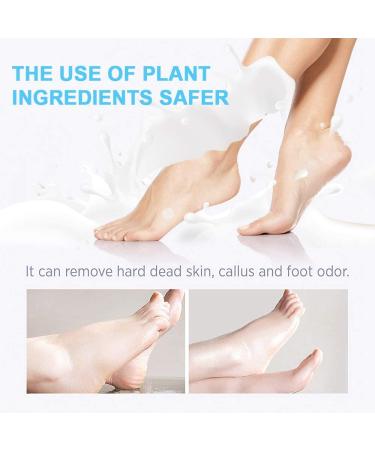 Foot Peeling Mask - 5 Pairs | Natural Exfoliator for Baby Soft Feet | Pain-Free Corn Remover for Women & Men (Milk) - Buy Online on SooperMarket.com