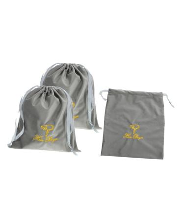 FOYTOKI 3pcs Travel Makeup Bag Travel Bag for Blow Dryer and Hair Tools Hair Dryer Bag 35.00X30.00X0.50CM As Shown