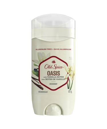 Old Spice Men's Deodorant Aluminum-Free Oasis with Vanilla Notes 85g Oasis with Vanilla 1 count (Pack of 1)