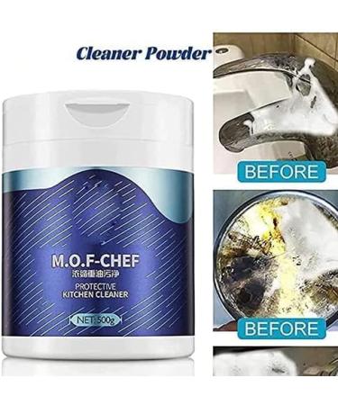 Mof Chef Cleaner Mof Powder Cleaner Mof Chef Powder Cleaner Mofchef Powder for Cleaning M.O.F Chef Kitchen Cleaner Powder Mof Cleaning Powder Mof Chef Cleaner Powder 500g (100G-1PC) - Buy Online on SooperMarket.com