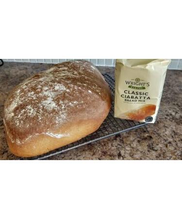 Wright's | Ciabatta Bread Mix 5X500g | Simply Add Oil and Water | It is delicious plain or as a base for your own ideas or ingredients | For Machine or Hand Baking | Suitable for Vegetarians - Buy Online on SooperMarket.com