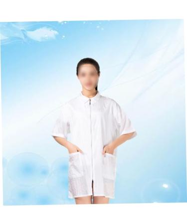 minkissy Clothes Hair dye Clothes Work Clothes Mens Tank Tops thobes for Men Custom Barber Jackets Chef Coat Jacket Clothes Hair Dye Hair Treatment Breathable Cloak Apron Apron - Buy Online on SooperMarket.com