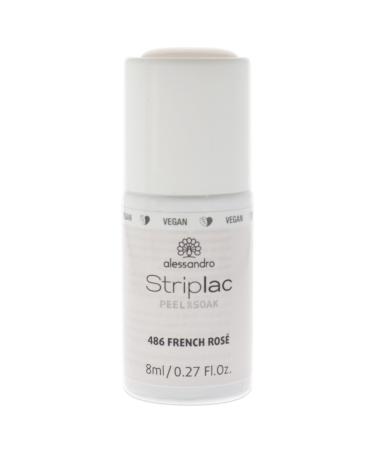 Alessandro Striplac peel or soak French ros -LED nail polish in a tender ros for a classic French manicure-for perfect nails in 15 minutes-1 x 8ml French