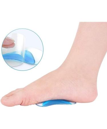 Silicone Gel Arch Support Insoles for Plantar Fasciitis - 2 Pairs for Men & Women - Buy Online on SooperMarket.com