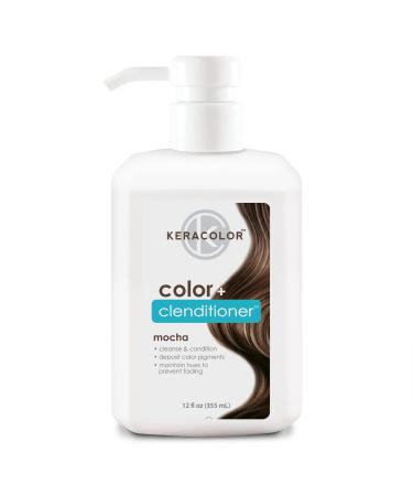 Keracolor Clenditioner Hair Dye - Semi Permanent Hair Color Depositing Conditioner  Cruelty-free  20 Colors 12 Fl Oz (Pack of 1) Mocha
